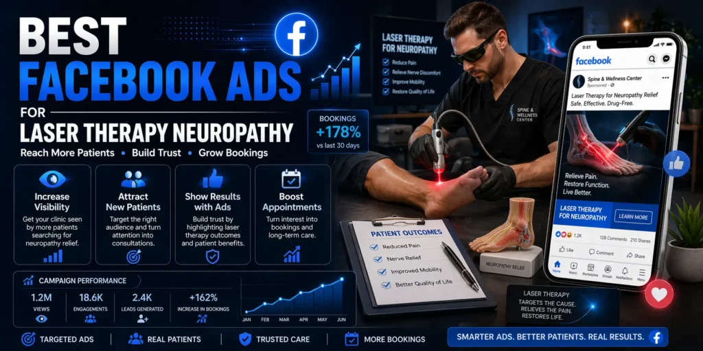 Best Facebook Ads for laser therapy and peripheral neuropathy programs