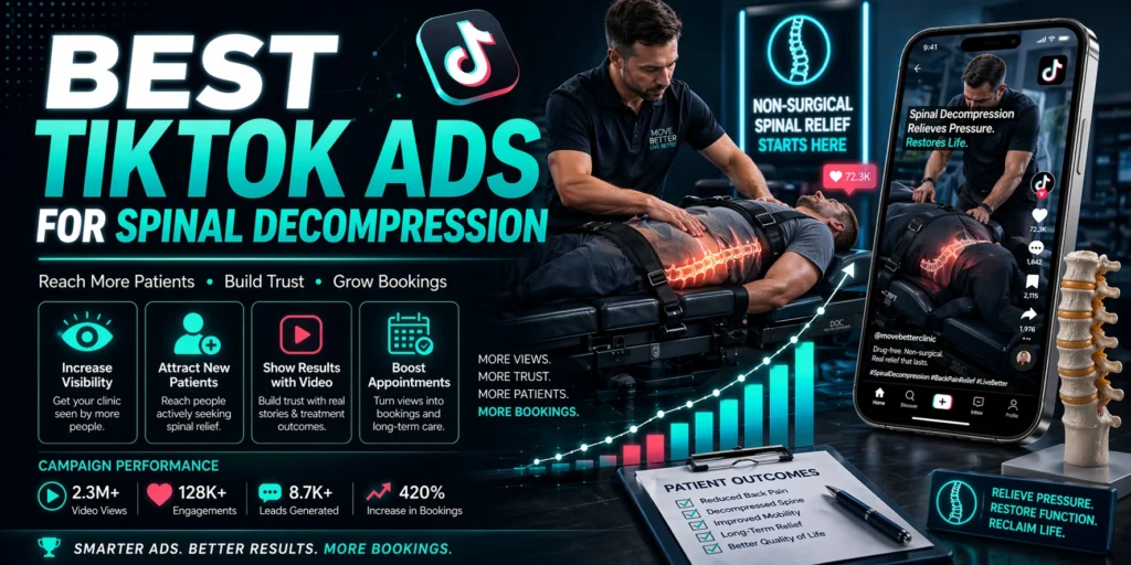 Best TikTok Ads for spinal decompression — long-form patient story vertical video