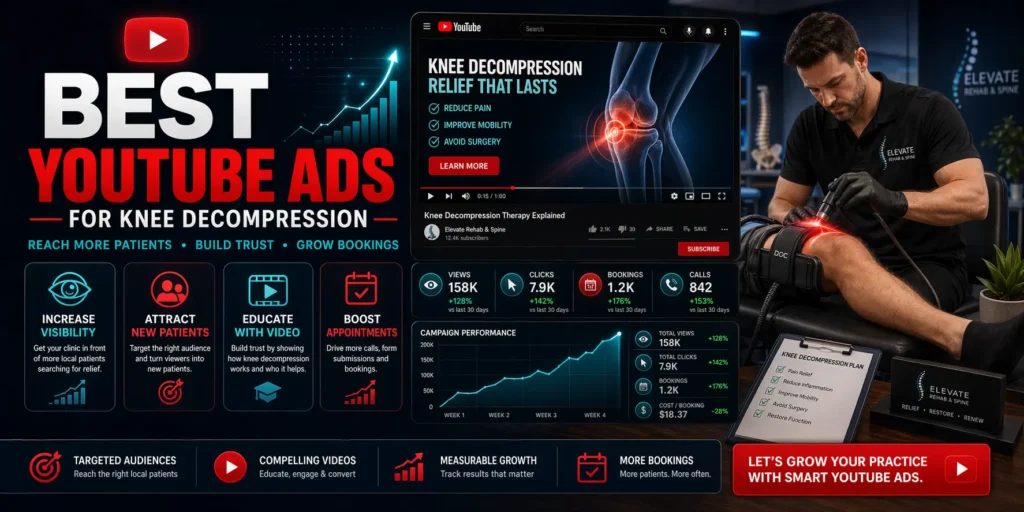 Best YouTube Ads for knee decompression — older demographic pre-roll for knee arthritis