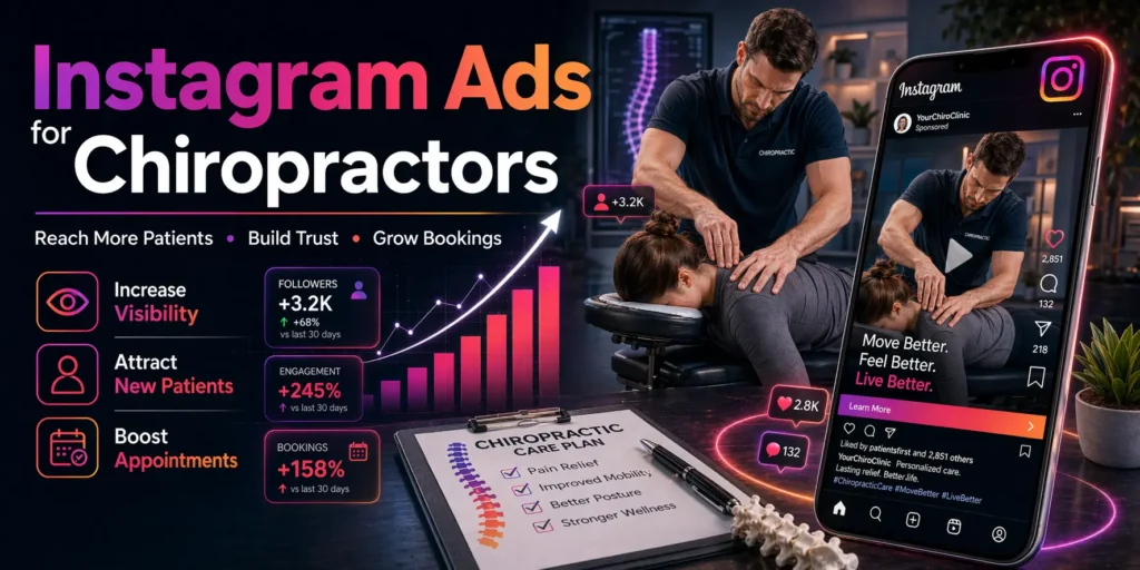 Instagram Ads for chiropractors — Reels, Stories, and Feed playbook for 2026