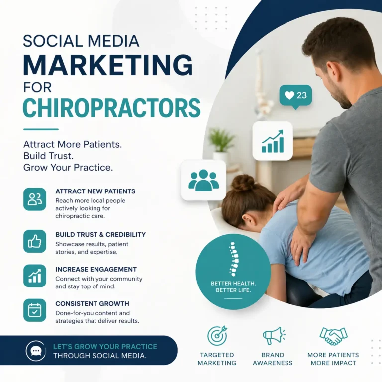 Chiropractic social media marketing services — Meta, TikTok, YouTube, and Instagram ads for chiropractors