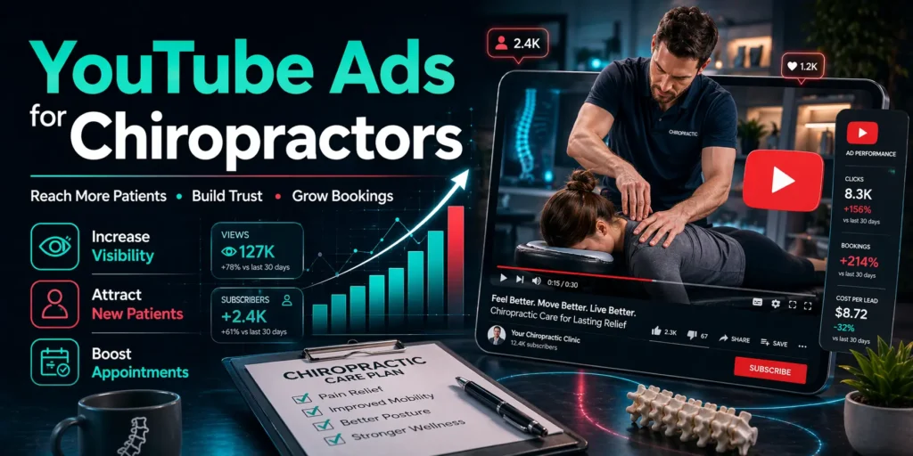 YouTube Ads for chiropractors — 2026 playbook for skippable in-stream and Demand Gen campaigns
